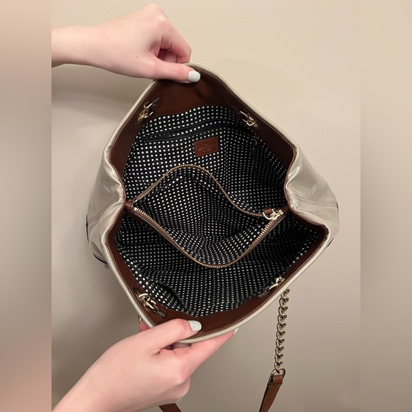 Tan and black patent leather Kate Spade shoulder bag! - Picture 5 of 5